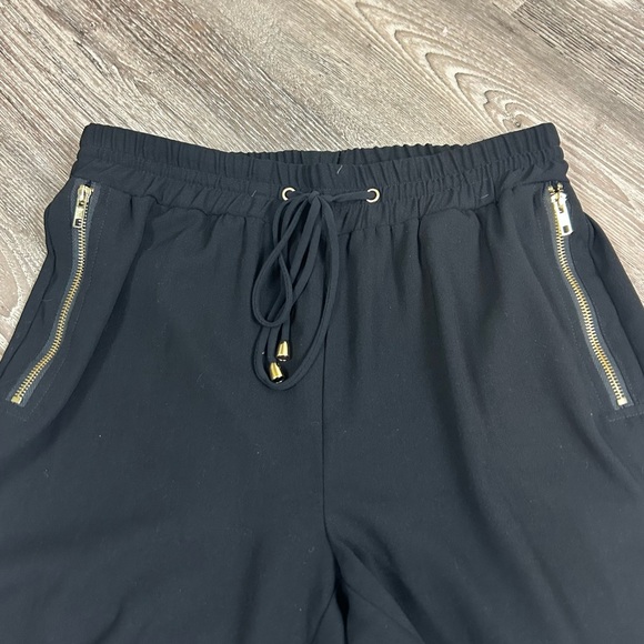 Gold Detail Dressy Jogger Pants - Picture 2 of 5